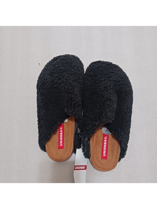 UNIONBAY Shoes - Slippers  Unionbay  Women's Black  Faux Fur Slippers  Size 7